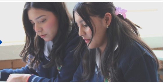 Estudiantes del Colegio Italiano